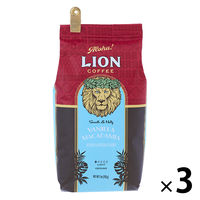 【コーヒー粉】ライオンコーヒー　バニラマカダミア　198g　1セット（3袋）