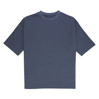 おたふく手袋 fubar FB-700 オーバー5分袖Tシャツアッシュ青 3L　1枚（直送品）