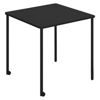 【組立設置込】コクヨ エニー テーブル 正方形 幅750×奥行750×高さ720mm ブラック TAN-MS0707M1-6A6A1 1台（直送品）