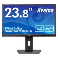 iiyama 23.8インチワイド液晶モニター 画面回転機能 上下昇降機能 XB2481HSU-B5 1台