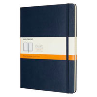 モレスキン クラシック ノートブック ハード ルールド(横罫) XL サファイアブルー QP090B20 1冊（直送品）