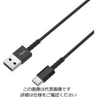 カシムラ USB充電&同期ケーブル 1.2m AーC 極細 BK AJ-614 1セット(10個)（直送品）