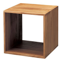 ストア・エキスプレス 木製ディスプレイボックス　桐材　ブラウン　３０ｃｍ角 2030-103 １個（直送品）