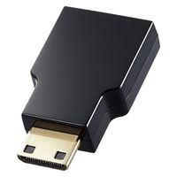 HDMI変換アダプタ AF-CM(mini) 4K 60P スリムコネクタ ブラック AD-HDACS3BK エレコム 1個