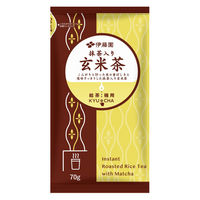【ワゴンセール】【給茶機用】 伊藤園 インスタント抹茶入り玄米茶 1袋（70g）