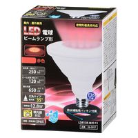 株式会社オーム電機 ＬＥＤ　ビーム　Ｗ　Ｅ２６　１３Ｗ　Ｒ　06-0957 1個（直送品）