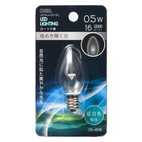 株式会社オーム電機 ＬＥＤ　Ｃ７Ｅ１２　０．５Ｗ　ＮＣ 06-4616 1個（直送品）