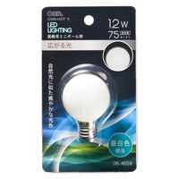 株式会社オーム電機 ＬＥＤ　Ｇ４０Ｅ１７　１．２Ｗ　Ｎ 06-4659 1個（直送品）