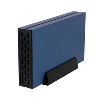 オウルテック USB3.2Gen1 Type-A接続 3.5インチHDD/SSDケースネイビー OWL-ESL35U31-NV2 1個（直送品）