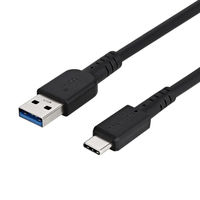 オウルテック USB3.2Gen2最大10Gbps対応 USB A to C ケーブル OWL-CBKG2PAC10-BK 1個