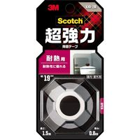 スリーエム ジャパン 超強力両面テープ 耐熱用 幅19mmX長さ1.5mm KHR-19R 1セット(5巻)（直送品）