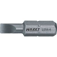 HAZET ビット（差込角6.35mm） 刃先［［ー］］4.5×0.6 2208-6 1本 859-4016（直送品）