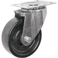 シシクSISIKUアドクライス シシク 耐熱樹脂車輪付キャスター 自在 150径 ステンレス LIX-PHN150G 1個 135-0256（直送品）