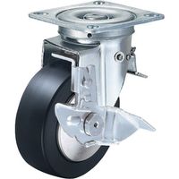 ハンマー スイッチキャスター MCナイロン車輪(ラジアルボールベアリング)150mm ストッパー付 413F0S-MCB150 1個（直送品）