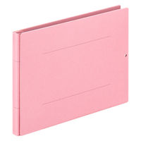 アスクル 背幅伸縮ファイル 紙製（コクヨ製造）A5ヨコ ピンク 10冊  オリジナル