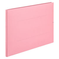アスクル 背幅伸縮ファイル 紙製（コクヨ製造）A3ヨコ ピンク 10冊  オリジナル