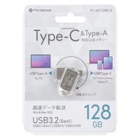 オーム電機 TypeーC&A USBメモリMC128 01-0065 1個