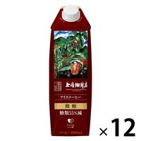 UCC上島珈琲 上島珈琲店 アイスコーヒー 微糖 1000ml 1箱（12本入）