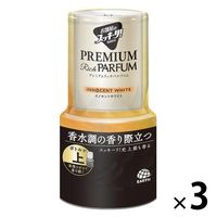 お部屋のスッキーリ Sukki-ri プレミアムリッチパルファム イノセントホワイト芳香 400mL 1セット（3個）アース製薬