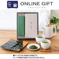 AoyamaLab オンラインギフト　URLですぐ納品　デジタルギフト　一番茶入り狭山茶・焼海苔 (2種セット)（直送品）