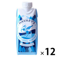 【紙パック】HAVARY'S（ハバリーズ） JAPAN NATURAL WATER 330ml 1箱(12本入)（わけあり品）