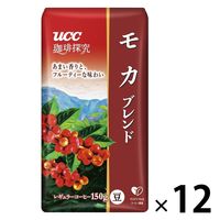 【コーヒー豆】UCC上島珈琲 UCC 珈琲探究 炒り豆 モカブレンド 1ケース（150g×12袋入）