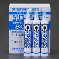 エスコ（esco） 330ml シリコーンシーラント（ダークブラウン/10本） 1箱（10本） EA930AN-27A（直送品）