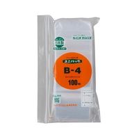 エスコ 85x 60mm ポリ袋（チャック付/100枚） EA944C-85A（直送品）