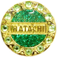 HATACHI(ハタチ) グランドゴルフ 男女兼用 クリスタルマーカー グリーン BH6035 10個（直送品）