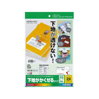 コクヨ（KOKUYO） カラーレーザー&インクジェット用紙ラベル 下地がかくせるタイプ A4