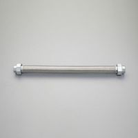 エスコ（esco） Rc 3/8” x300mm フレキチューブ（SUSユニオン/カシメ） 1個 EA469EJ-3（直送品）