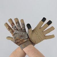 エスコ [M] 手袋(合成革/デザートカモ) EA353GC-81 1セット(2双)（直送品）
