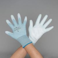 エスコ [LL] 手袋(ポリウレタンコーティング/10双) EA354GD-59 1セット(20双:10双×2袋)（直送品）
