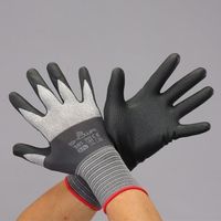 エスコ [S] 手袋(ナイロン・ポリエステル・ニトリルゴムコート/10双) EA354GD-60B 1セット(20双:10双×2袋)（直送品）