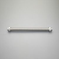 エスコ（esco） Rc1・1/2”x300mm フレキチューブ（鉄ユニオン/カシメ） 1個 EA469EK-14（直送品）