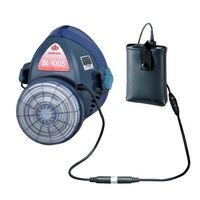 エスコ 電動ファン付き呼吸用保護具 EA800MR-2 1個（直送品）