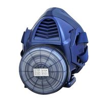 エスコ 電動ファン付き呼吸用保護具(伝声器付) EA800MR-3 1個（直送品）