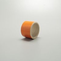エスコ 50mmx2.0m JIS配管識別テープ(黄赤) EA983ML-9 1セット(5巻)（直送品）