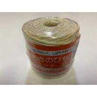 三友産業 カラー麻ひも 白 60M HR-2606 1セット（5巻）（直送品）