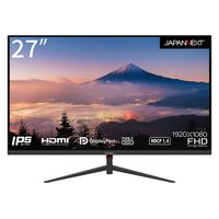 27インチ 液晶ディスプレイ(1920x1080/IPS/DP/HDMI/Type-C 15W給電) JN-IPS270FLFHD-C（直送品）