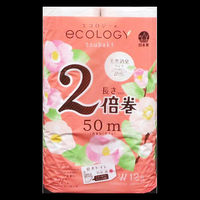 トイレットペーパー ECOLOGY（エコロジー）  2倍巻  12ロール エコロジー消臭香料タイプ  特種東海エコロジー