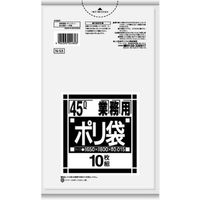 日本サニパック N53 Nシリーズキョウカ45L 半透明 4902393524803 1袋（10枚）