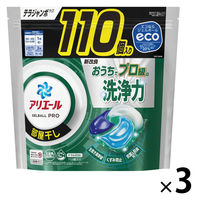 アリエール ジェルボール PRO 部屋干し 詰め替え テラジャンボ 1箱（110粒入×3個） 洗濯洗剤 P＆G