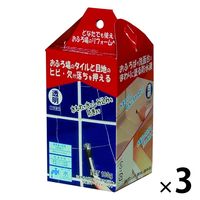 ミラコンレジン2 透明・180g タイル 目地 ヒビ割れ 水漏れ 修理 お風呂 1セット（3個） 日本ミラコン産業