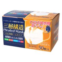 iiもの本舗 三層構造 口元空間ドーム型マスク キッズサイズ 園児・低学年用 50枚入 4589596692746 1箱(50枚入)×12セット（直送品）