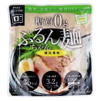 オーミケンシ 糖質0g ぷるんちゃん麺 鶏白湯味 1食分 200g 4957884900468 1袋(200g入)×24セット（直送品）