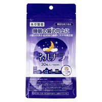 本草製薬 本草 ネルナラ 睡眠の質の向上に 30粒入 4987334737214 1袋(30粒入)×6セット（直送品）