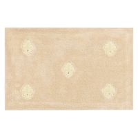 センコー DECORMUSEE エンブレム バスマット 約45×70cm ベージュ DM 220413 1枚（直送品）