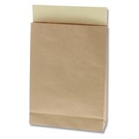 シモジマ HEIKO 宅配袋（紙製） 茶 SS 封かんシール付 1パック（25枚入） 004192395