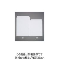 エスコ 240x332mm/角2 ホワイト封筒(郵便枠なし) EA762GE-26 1セット(300枚:100枚×3袋)（直送品）